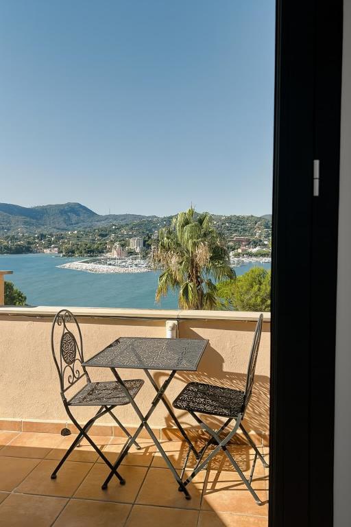 The Rapallo marina seen from above